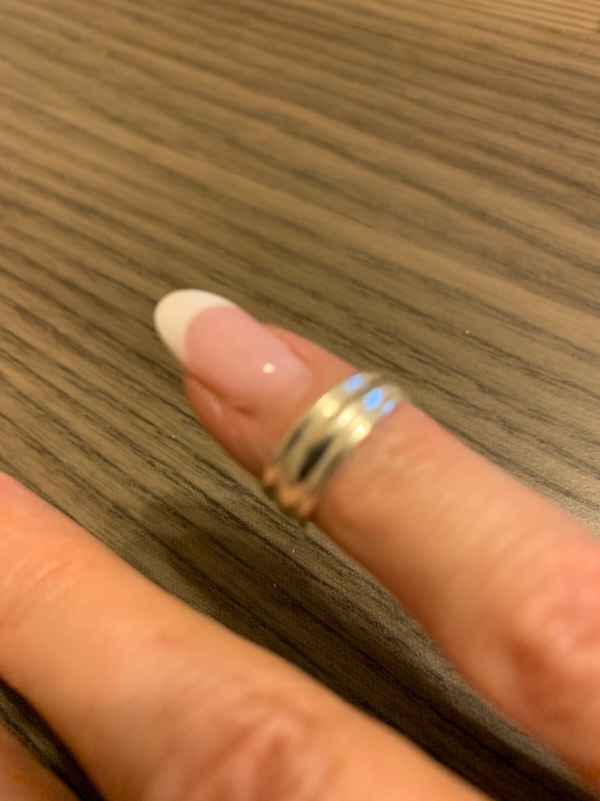 Sterling Silver Adjustable Line Tapered Toe Ring