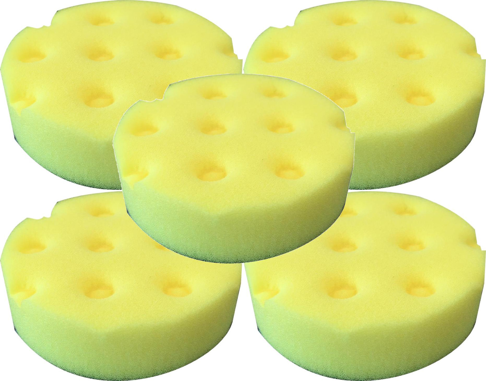 Lake Country  7852300-5 CCS Yellow Foam Cutting Pad - 3 inch  5  PACK