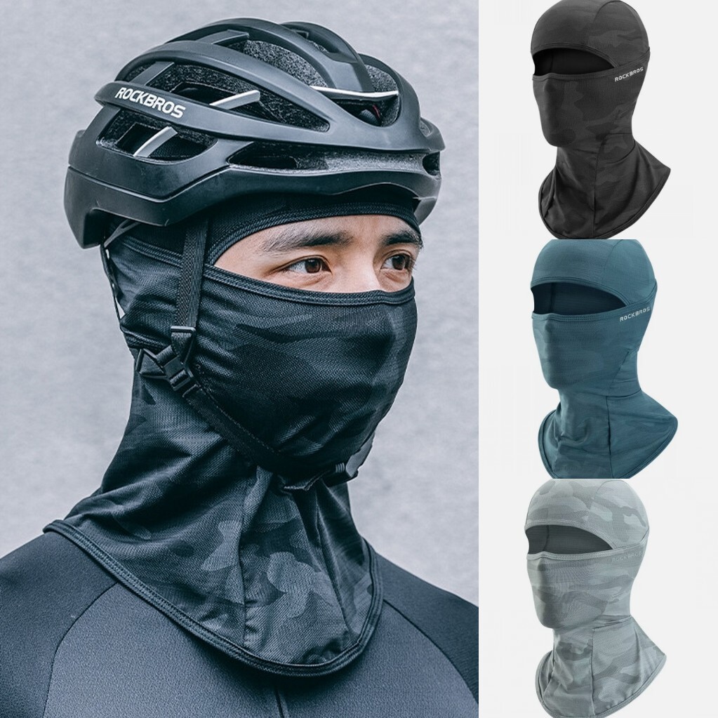 ROCKBROS Balaclava Face Mask Sun UV Protection Breathable Full Head Cycling Mask
