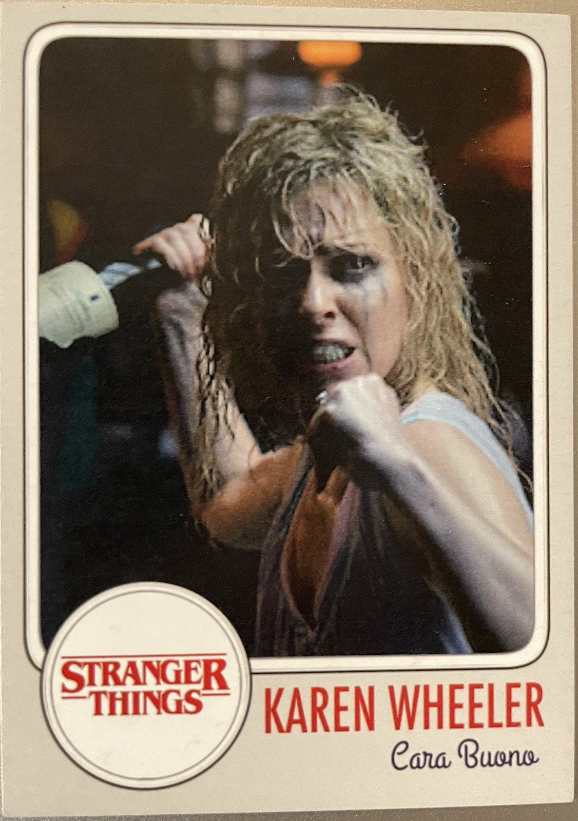 Stranger Things Custom Trading Card- Karen Wheeler Played By Cara Buono