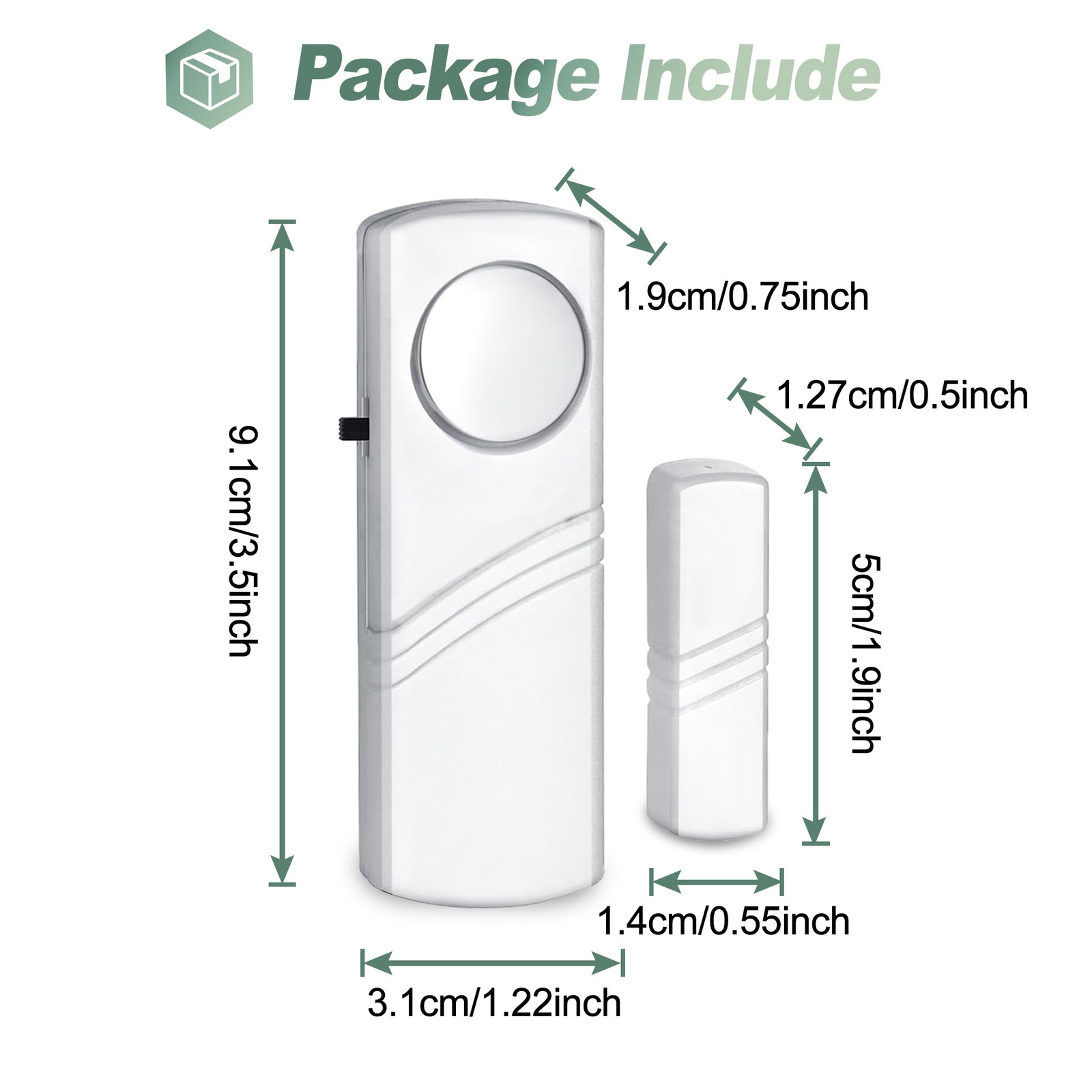 Wireless Window Door Sensor 5PCS 95dB Burglar Security Entry Alert