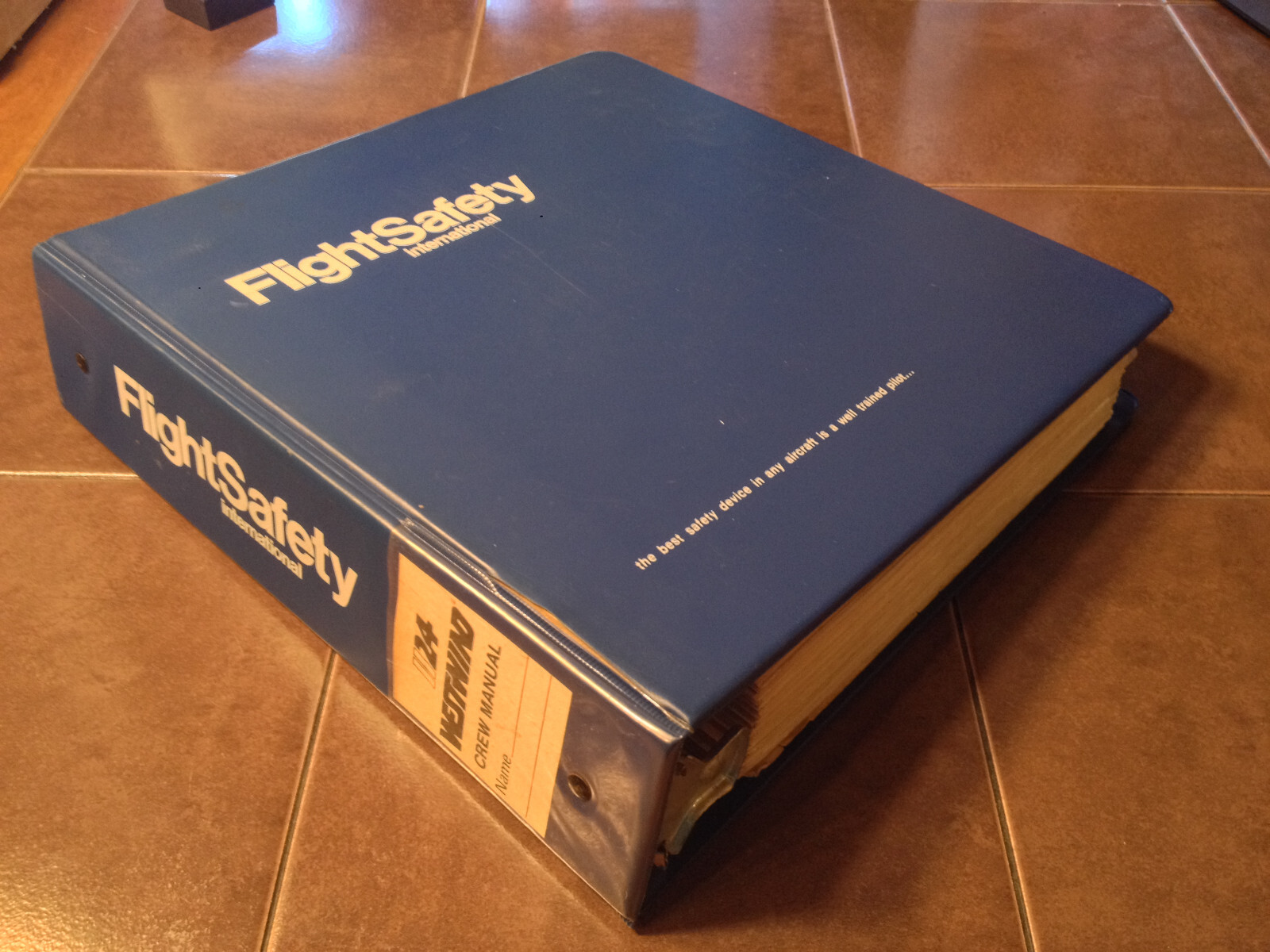 FlightSafety 1124 Westwind Crew Training Manual