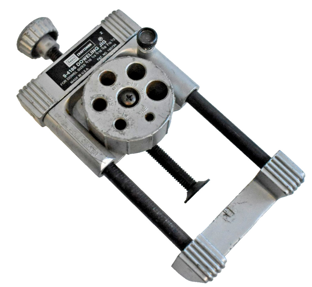 Sears Craftsman Doweling Dowel Jig Revolving Turret 94186 Vintage USA