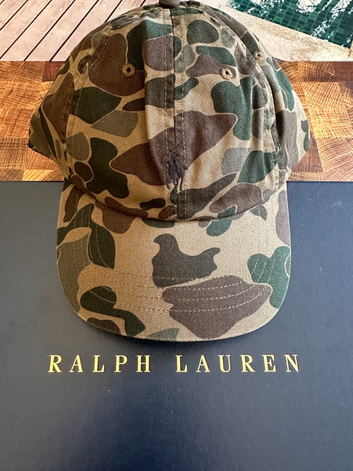 BN Polo Ralph Lauren Men's Logo Camo Ball Cap