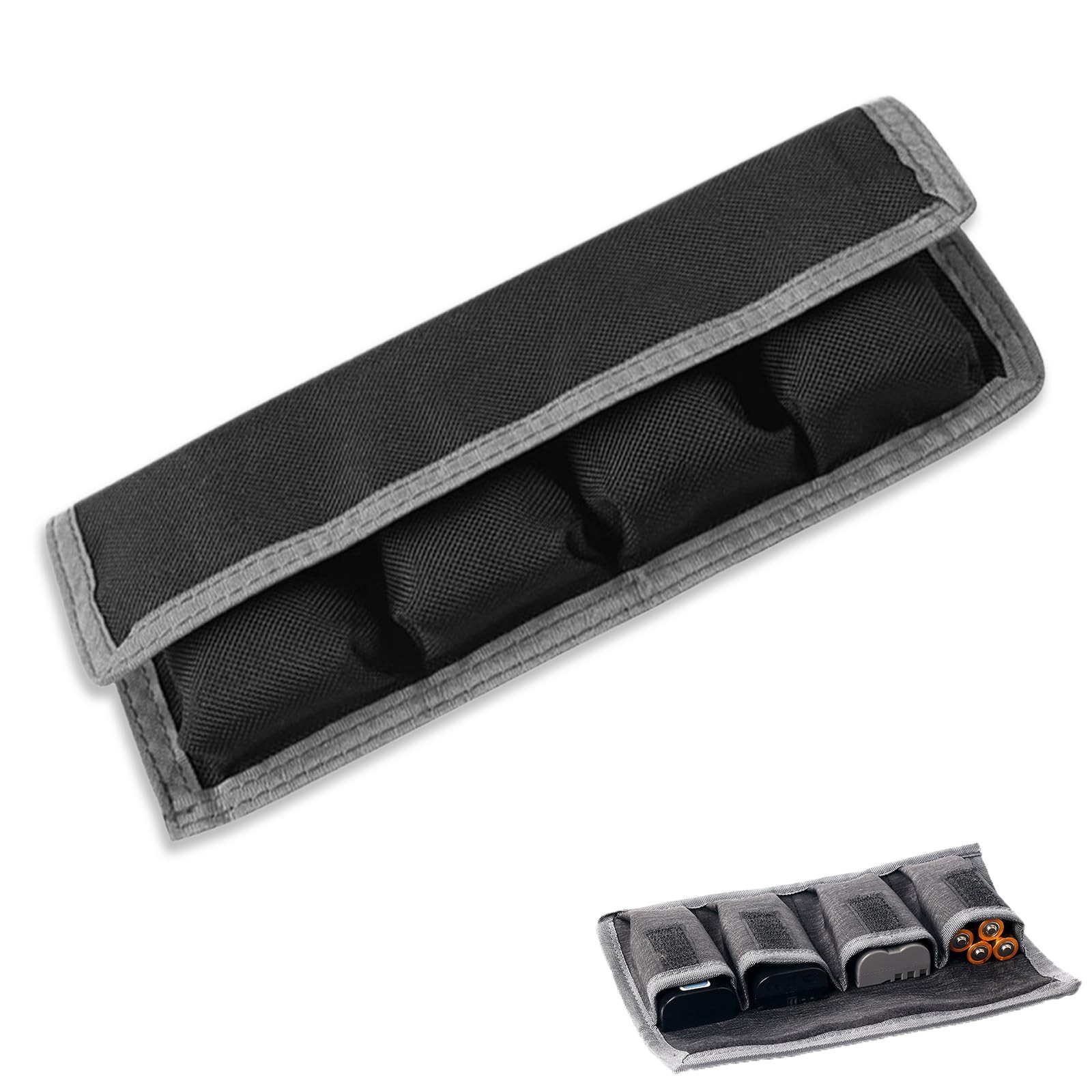 Camera Battery Case Pouch Holder Storage Organizer Bag for AA/AAA Batteries L...