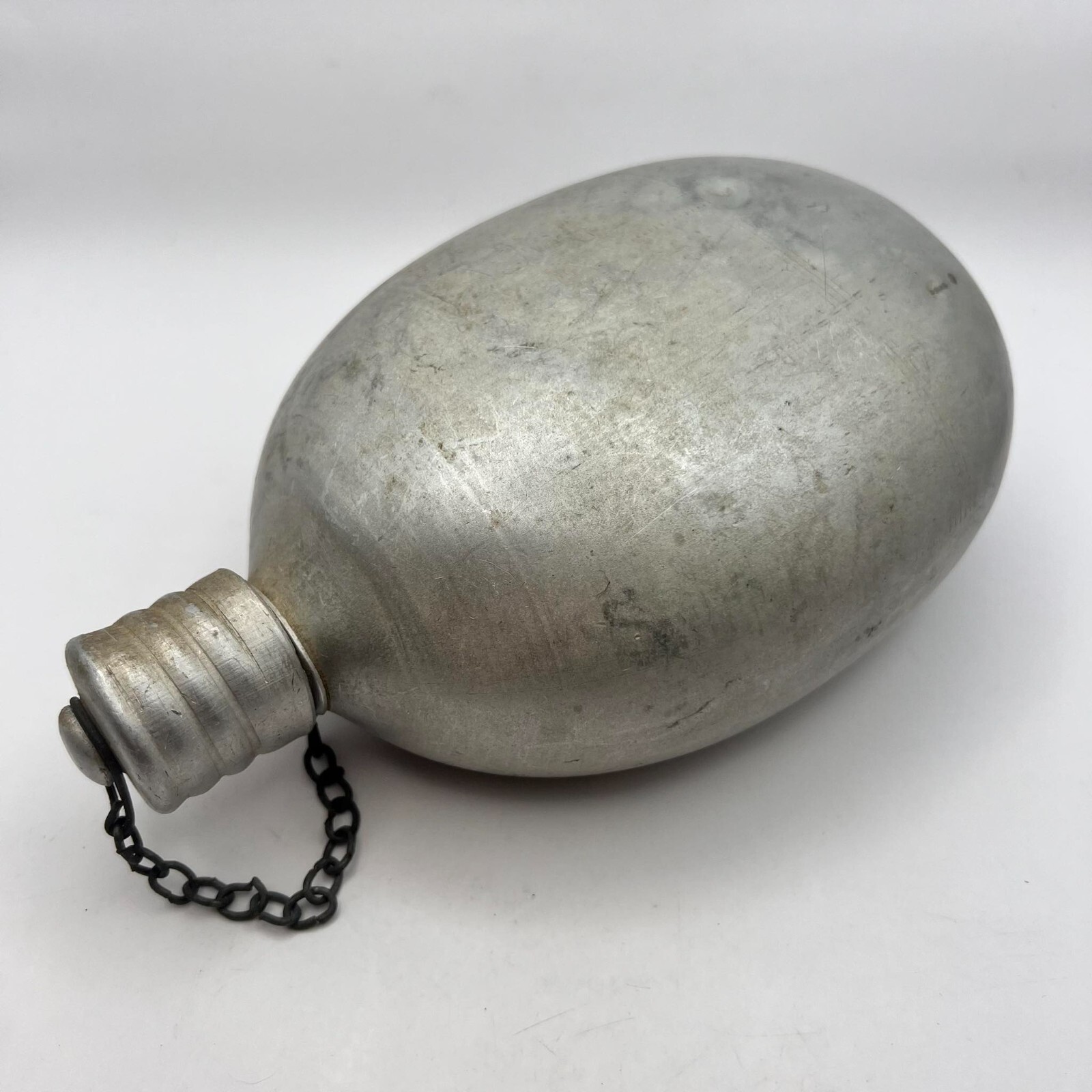 1950 Vintage USSR Military Army Aluminum Canteen Flask Field Water Bottle