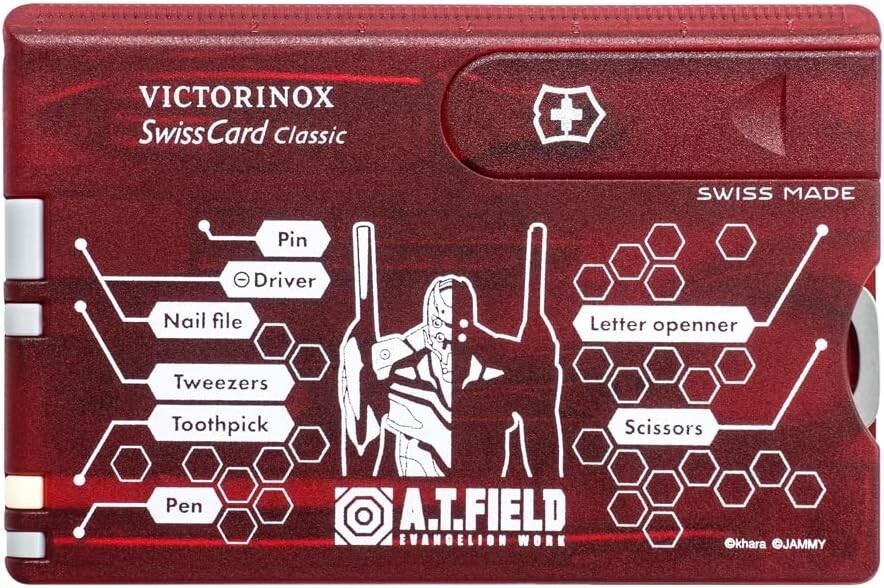 A.T.FIELD EVANGELION WORK VICTORINOX Swiss Card-type Multi-Tool ATF-1602 Unit 2