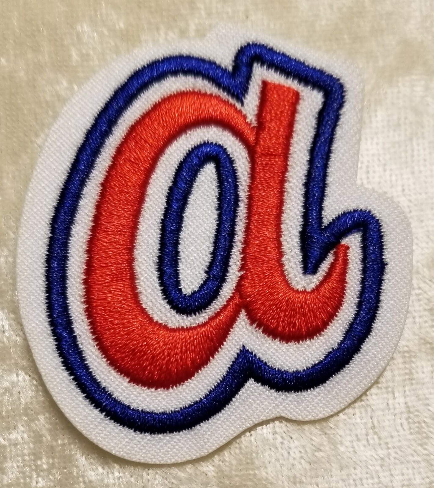 Atlanta Braves "a" Retro Iron or Sew On Embroidered Patch~Free Tracking!