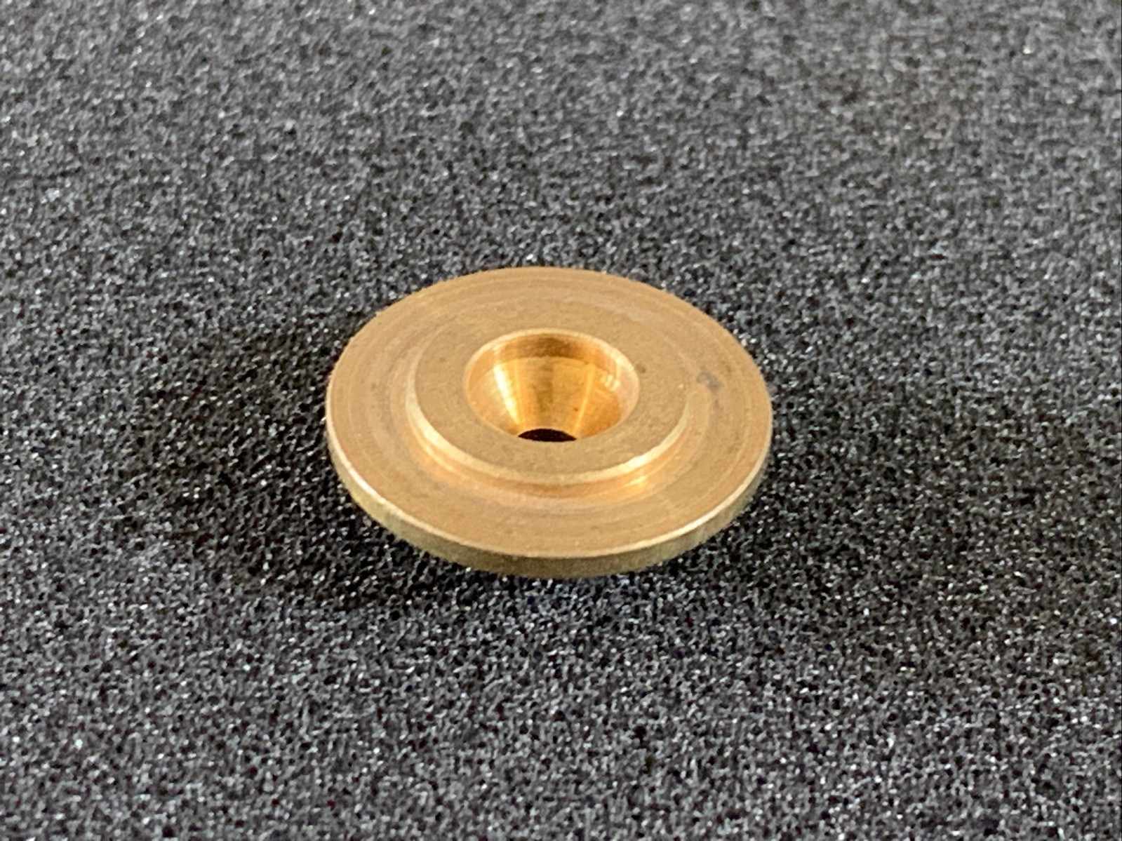 80’s Solid Brass Electric Bass or Guitar String Retaining Tree Vintage Part