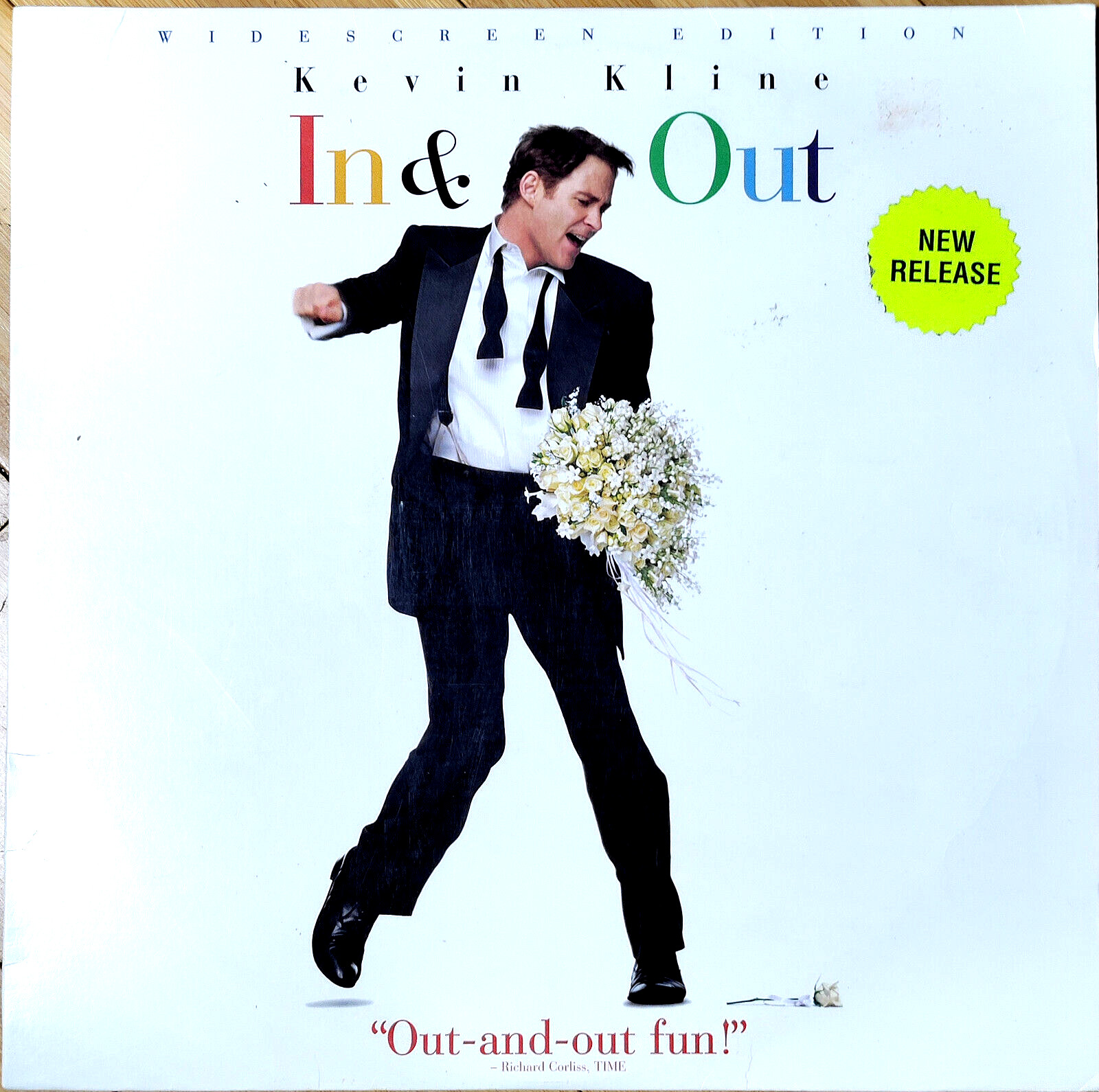 Laserdisc 12" In And Out Movie Wide Screen