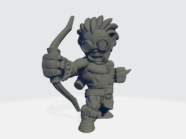 Chibiatures - Orc Ranger #4