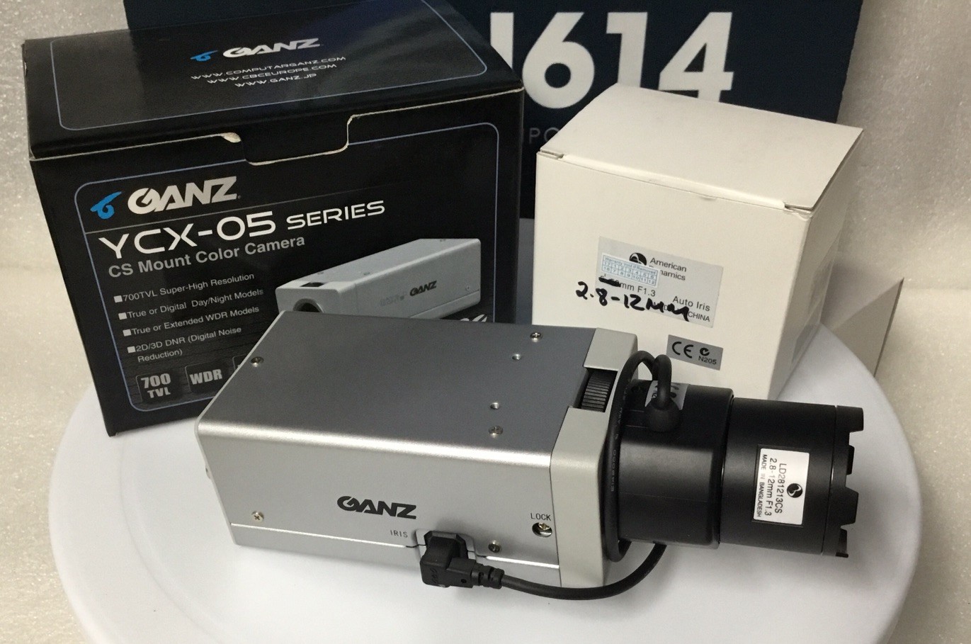 GANZ YCX-05 Series Security Color Camera W/ 2.8-12mm 700TVL WDR Day/Night NEW!
