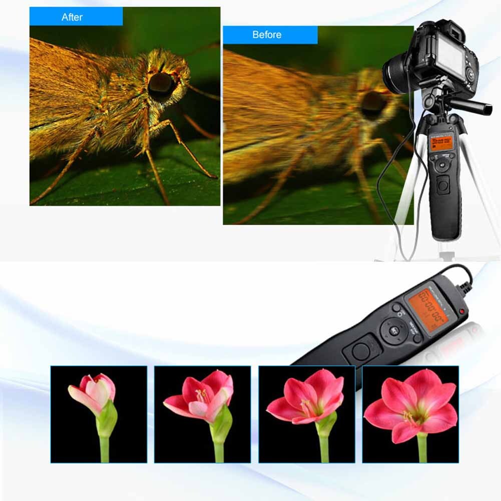 Timer Remote Shutter Release For Nikon with 10-Pin Connection D810 D850 Camera