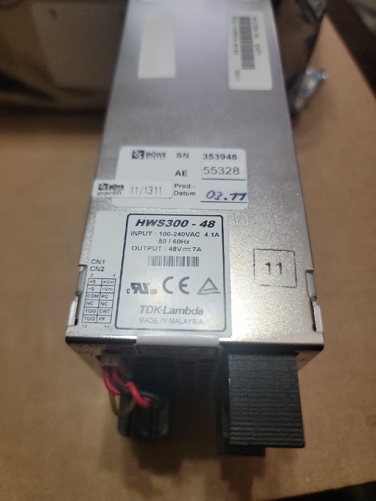TDK HWS300-48/HD power supply Open Box