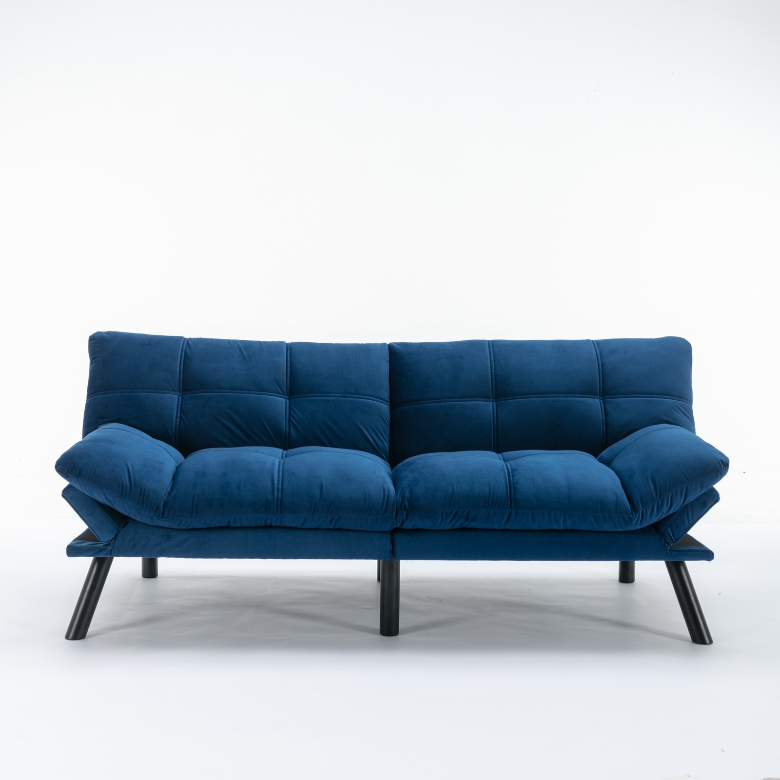 Convertible Home Soft Sleeper Sofa Bed Folding Modern Sofa Bed Pillow Top Arms