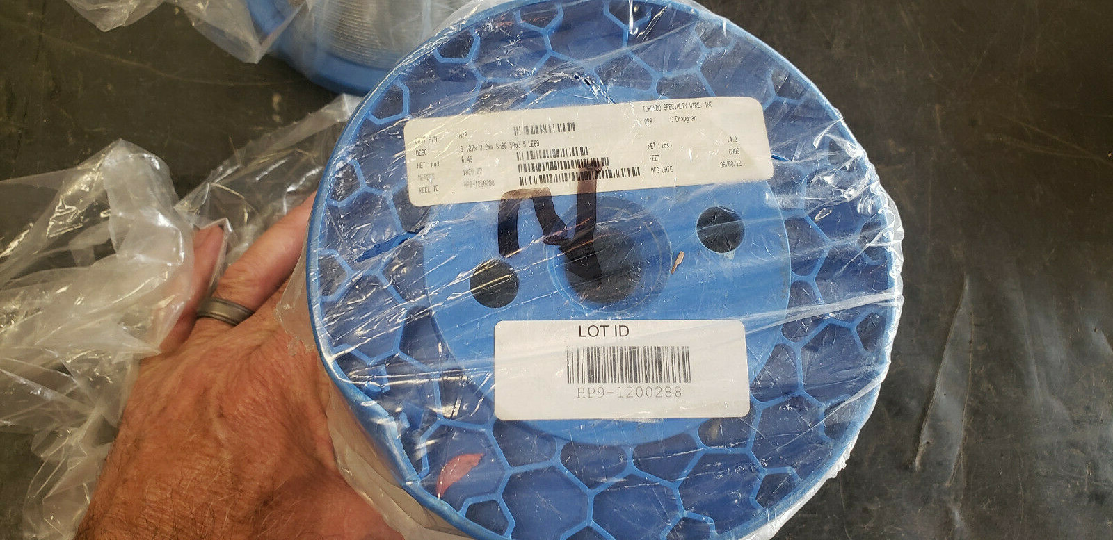 Solar Panel Tabbing Wire 14 lbs 6000' Flat Toledo 3.2x0.127mm