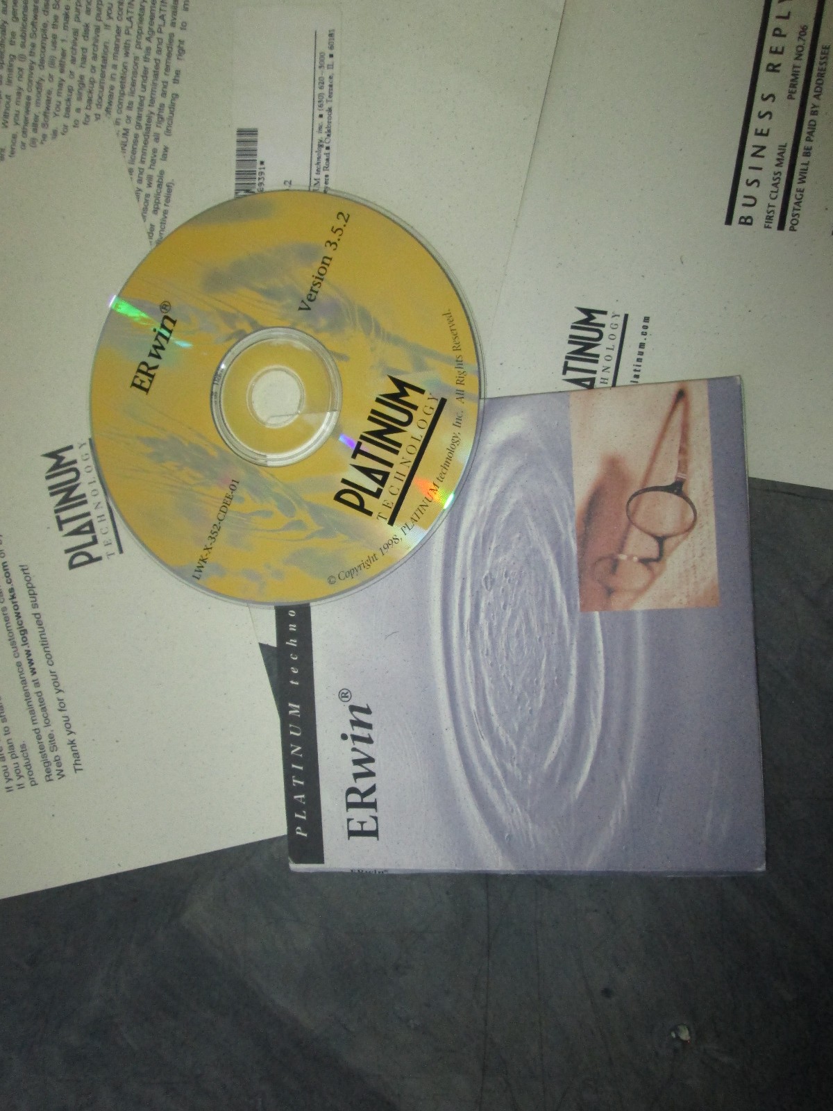 VINTAGE LOGIC WORKS ERWIN Database Design Software 3.5.2 1998 COMPLETE