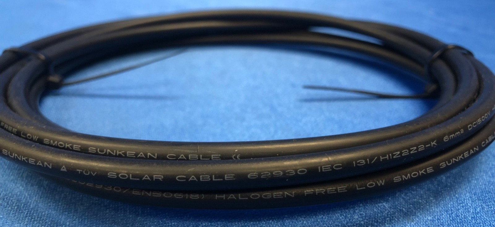 Sunkean 6mm² Solar Cable 62930 IEC 131 H1Z2Z2-K -  Black PV