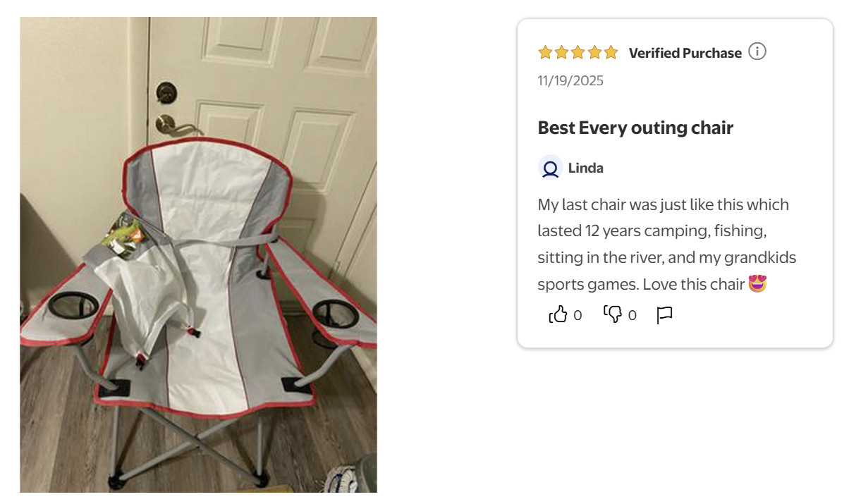 Ozark Trail Oversized Quad Chair