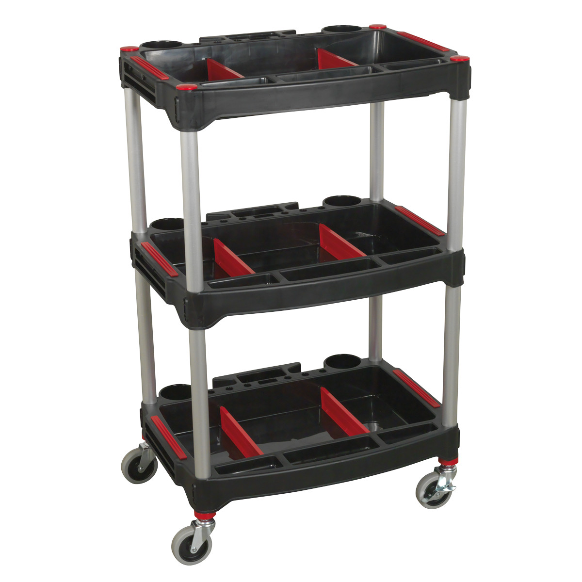 Sealey Composite Workshop Trolley with Parts Storage 3-Level CX313