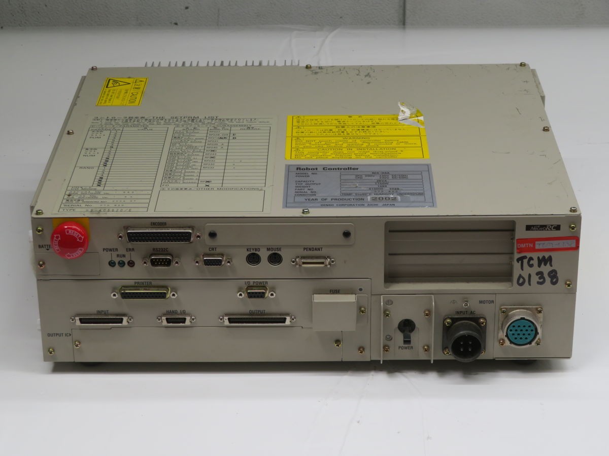DENSO RC5-H4A 410000-7720 ROBOT CONTROLLER T262966