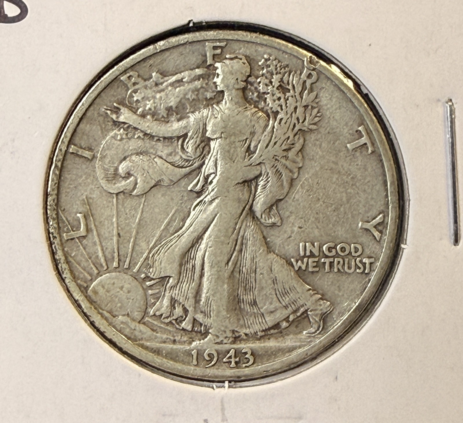 1943-D Walking Liberty Half Dollar, Nicely Circulated, (22314)