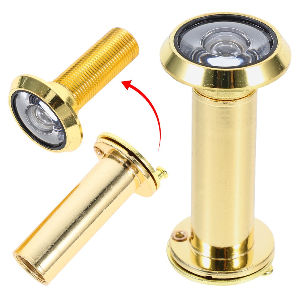 Wide Angle Door Peephole Viewer Adjustable Privacy Protection Security Front