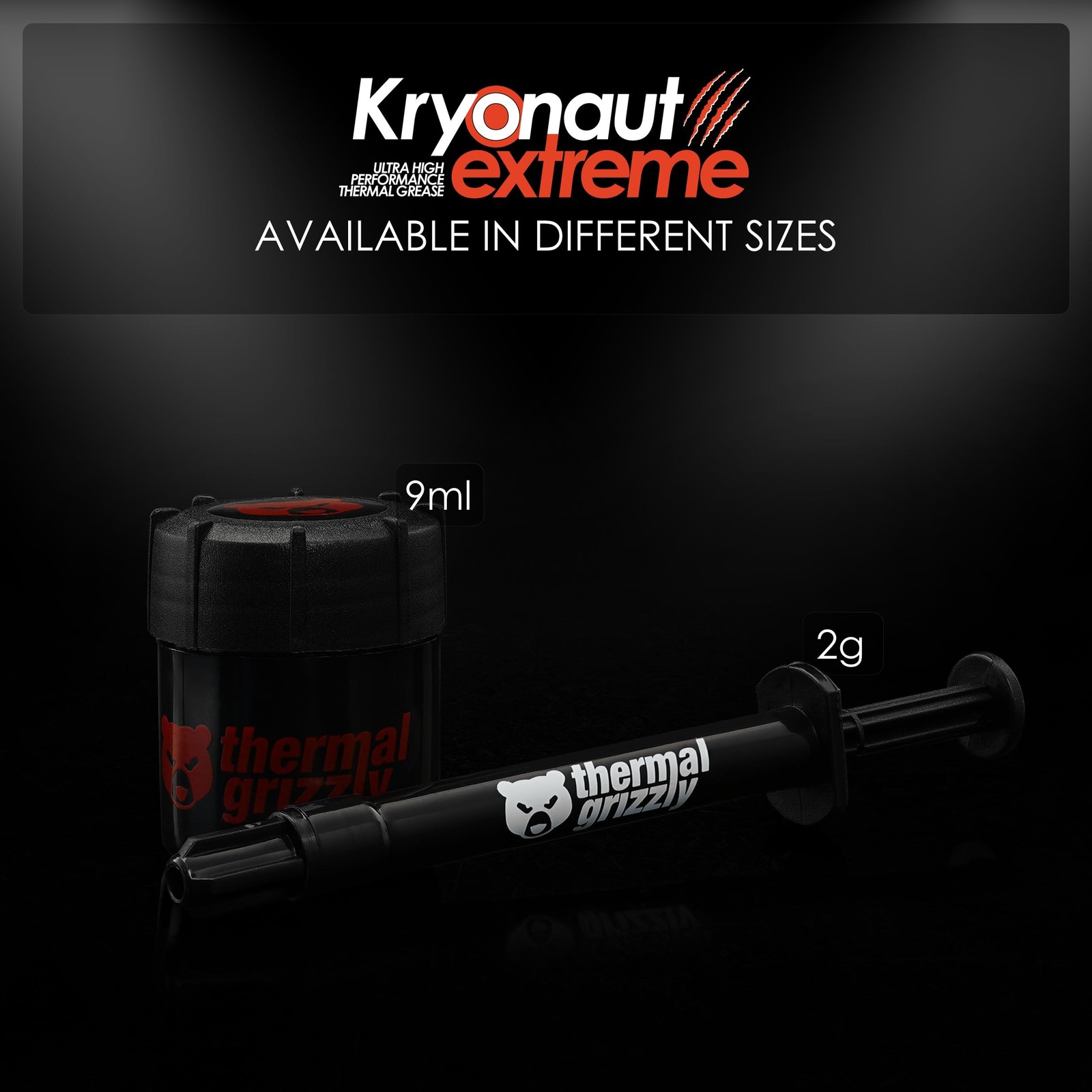 Thermal Grizzly Kryonaut Extreme - 2 Gram - Extremly High Performance Thermal...