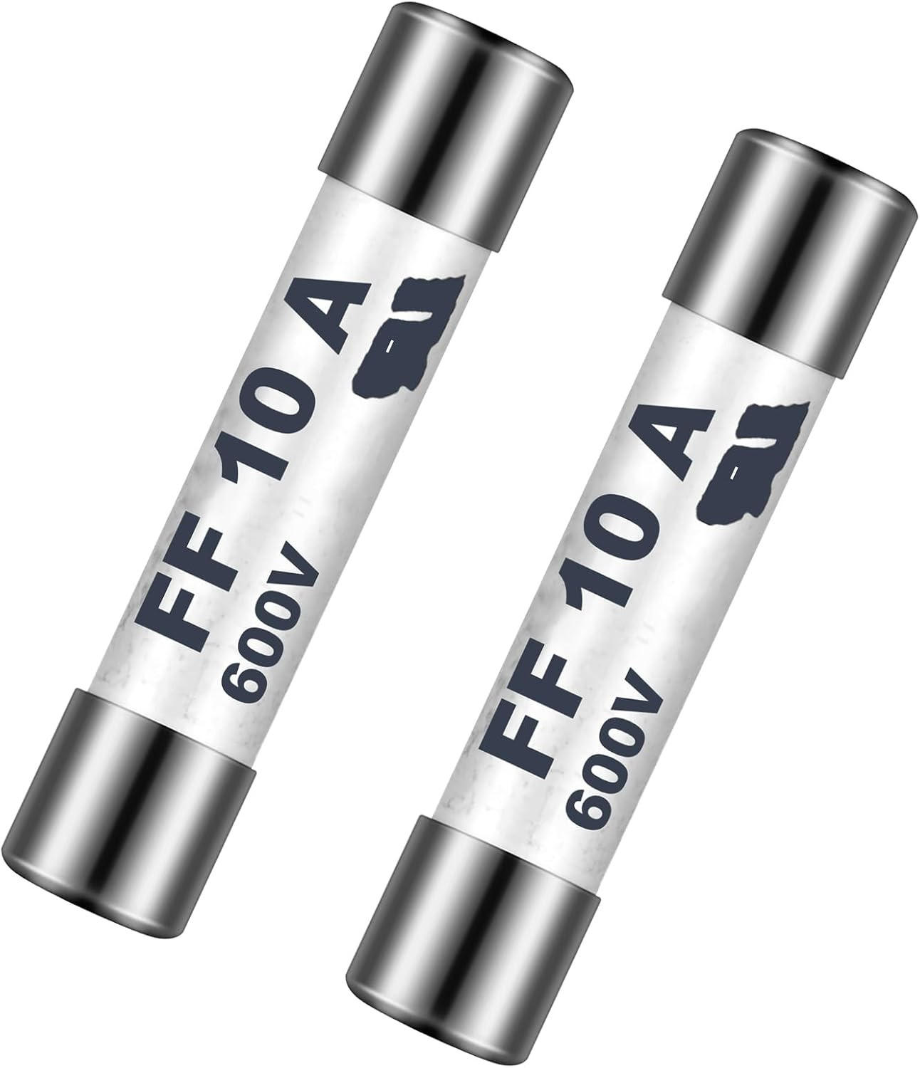 2PCS Fuses 6.3 x 32mm 10A 600V DC Digital Multi Meter Fuse Compatible,Multimeter