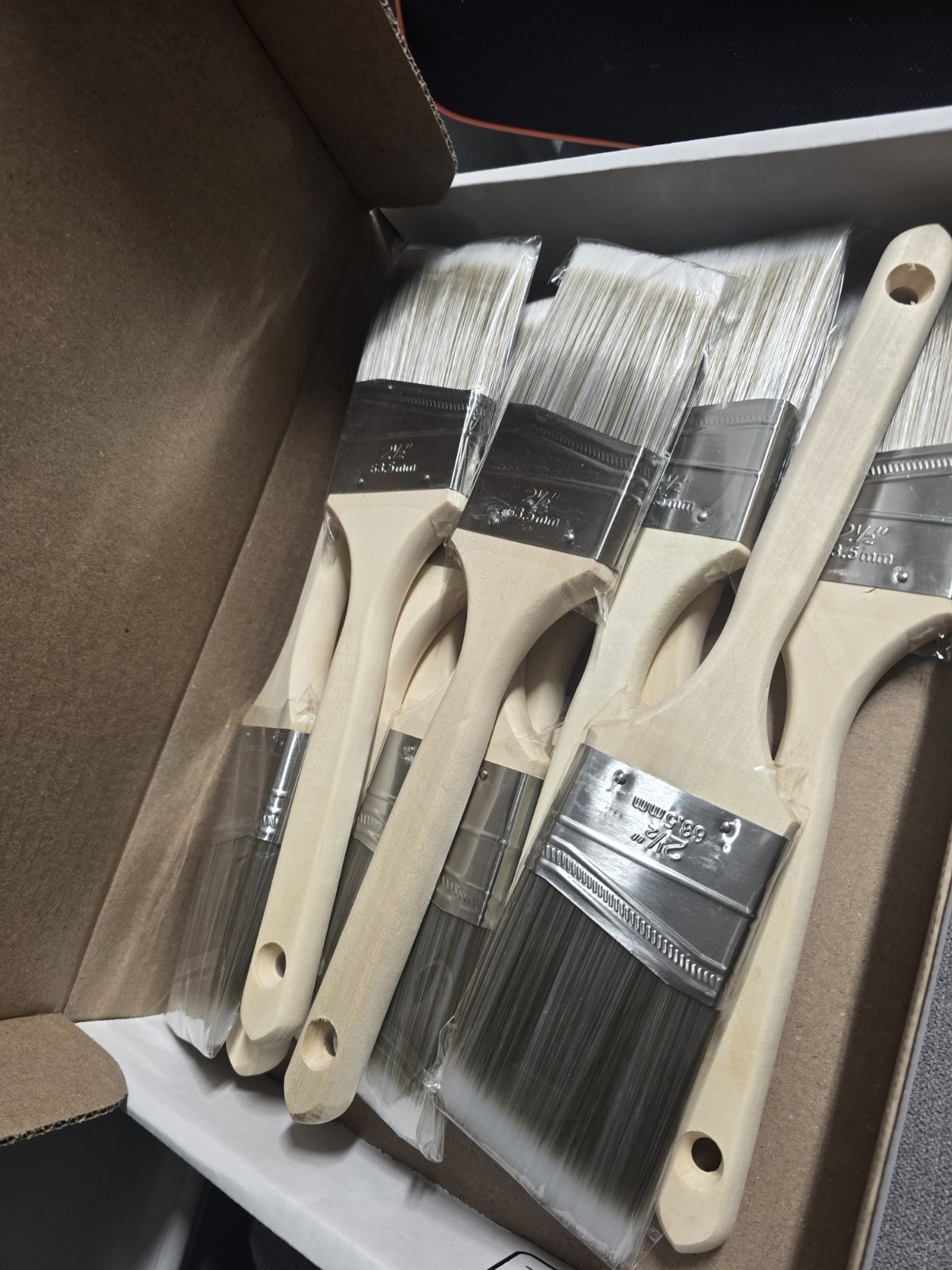 12-Pack - 2.5" Pro Grade Painting Brushes Interior & Exterior