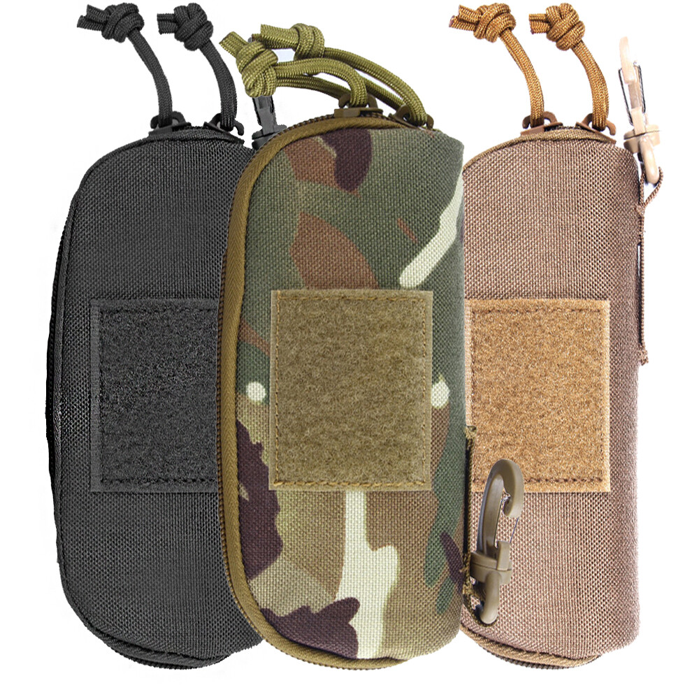 Tactical Molle Glasses Pouch Hard Case Waterproof Sunglasses Case Protective Box