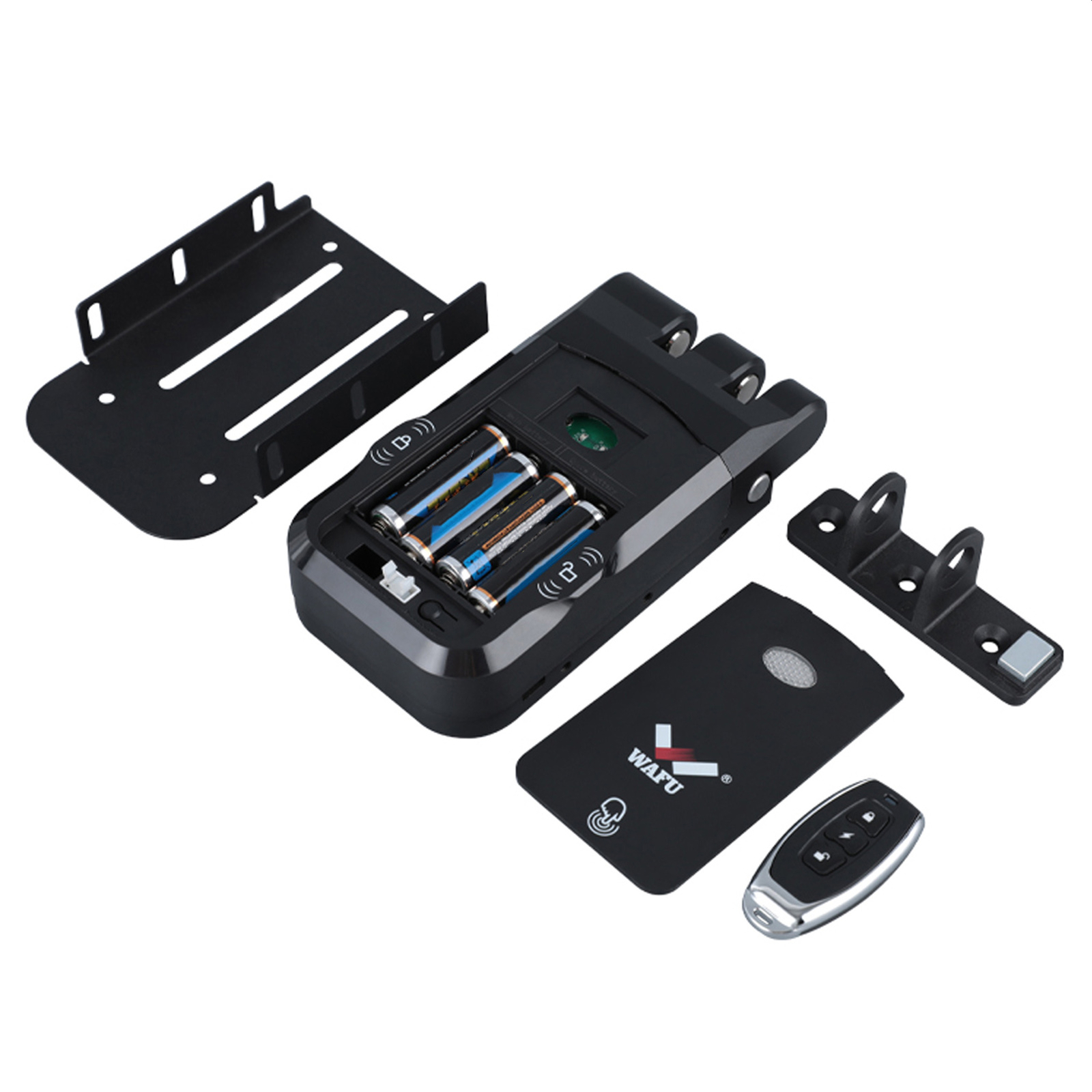 WAFU Lock Electronic Keyless Door Lock Invisible Keyless C4I7