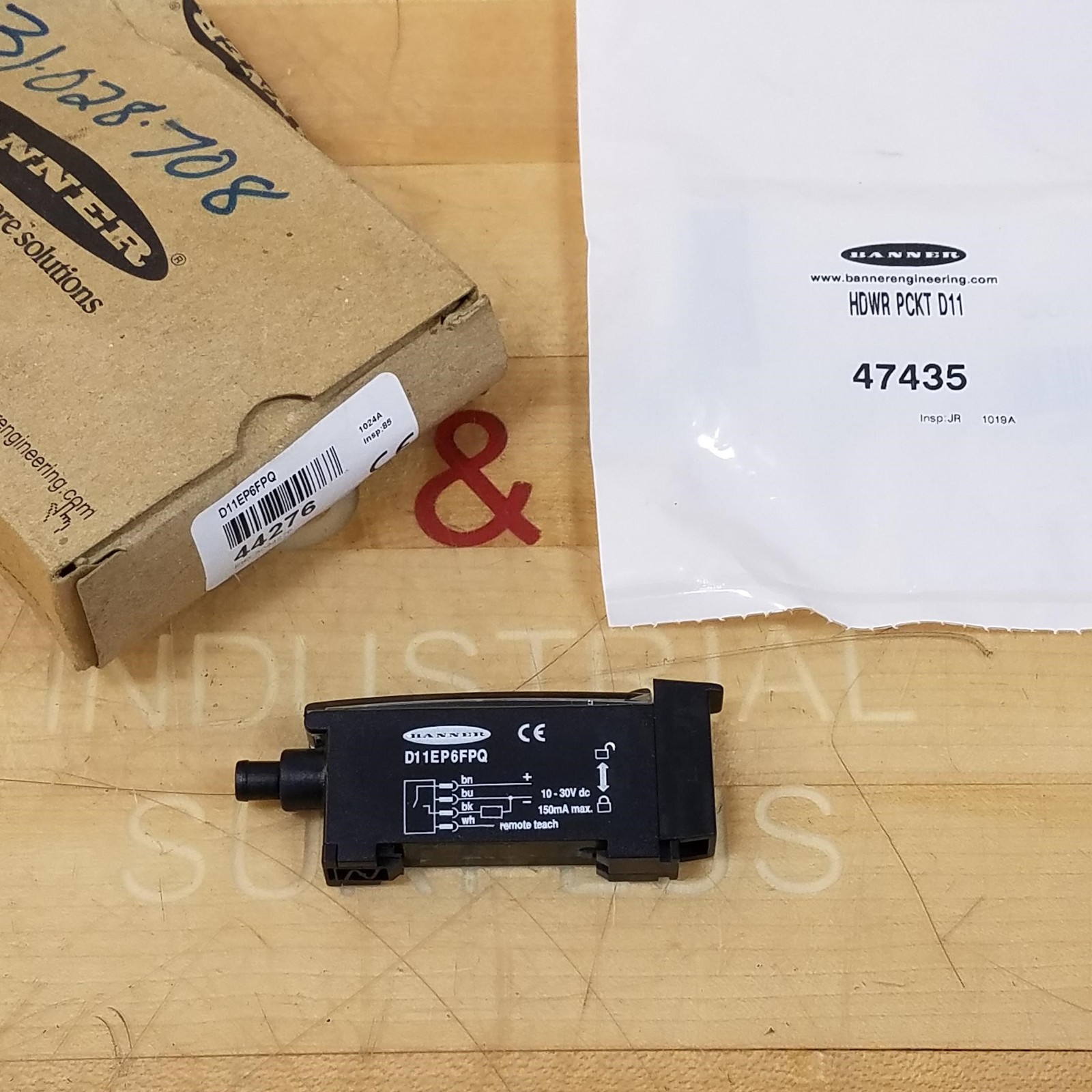 Banner D11EP6FPQ D11 EXPERT Series Plastic Fiber Optic - NEW
