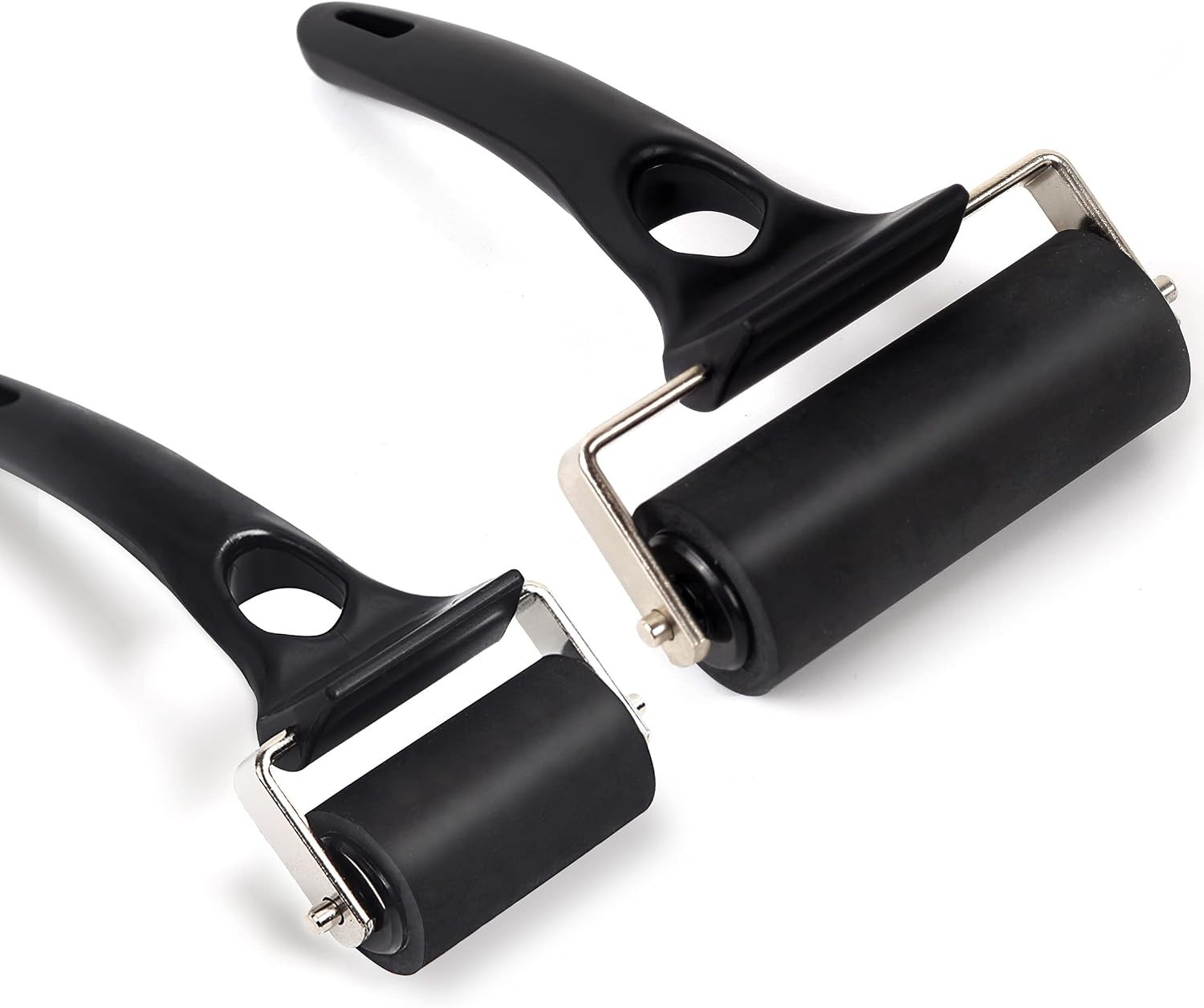 Ink Roller Tool for Printmaking & Stamping - 2 Sizes, 2 Pack