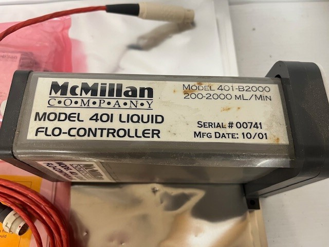 McMillan Co. MODEL 401 LIQUID FLO-CONTROLLER / MODEL 401 CONTROL MODULE, NOS