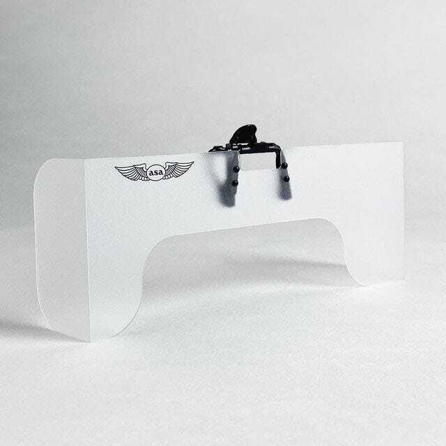 ASA OVERCASTER IFR VIEW LIMITING DEVICE For ALL Glasses & Sunglasses p/n ASA-OVC