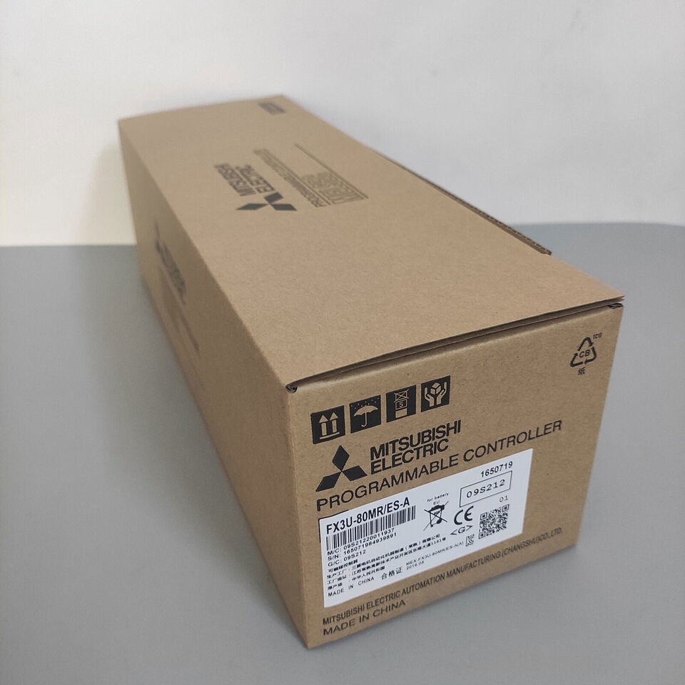 One New Mitsubishi FX3U-80MR/ES-A Programmable Controller FX3U80MR/ESA