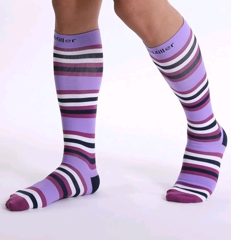 New Set Of 2 Pairs Doc Miller Compression Socks 15-20mmHg  Size Small
