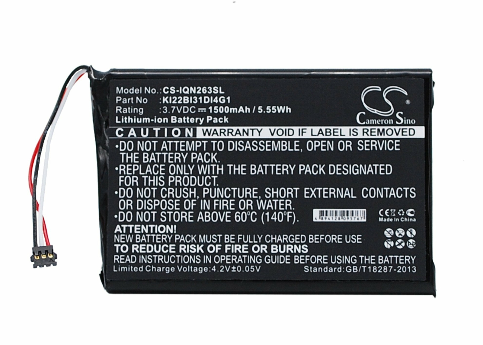 3.7V 1500mAh Battery for Garmin 010-01188-02,2689LMT,Nuvi 2639LMT,2689LMT 6-inch