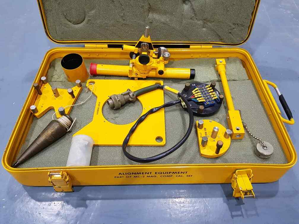 SPERRY RAND MAGNETIC CAMPASS CALIBRATION SET MC-2(complate set)