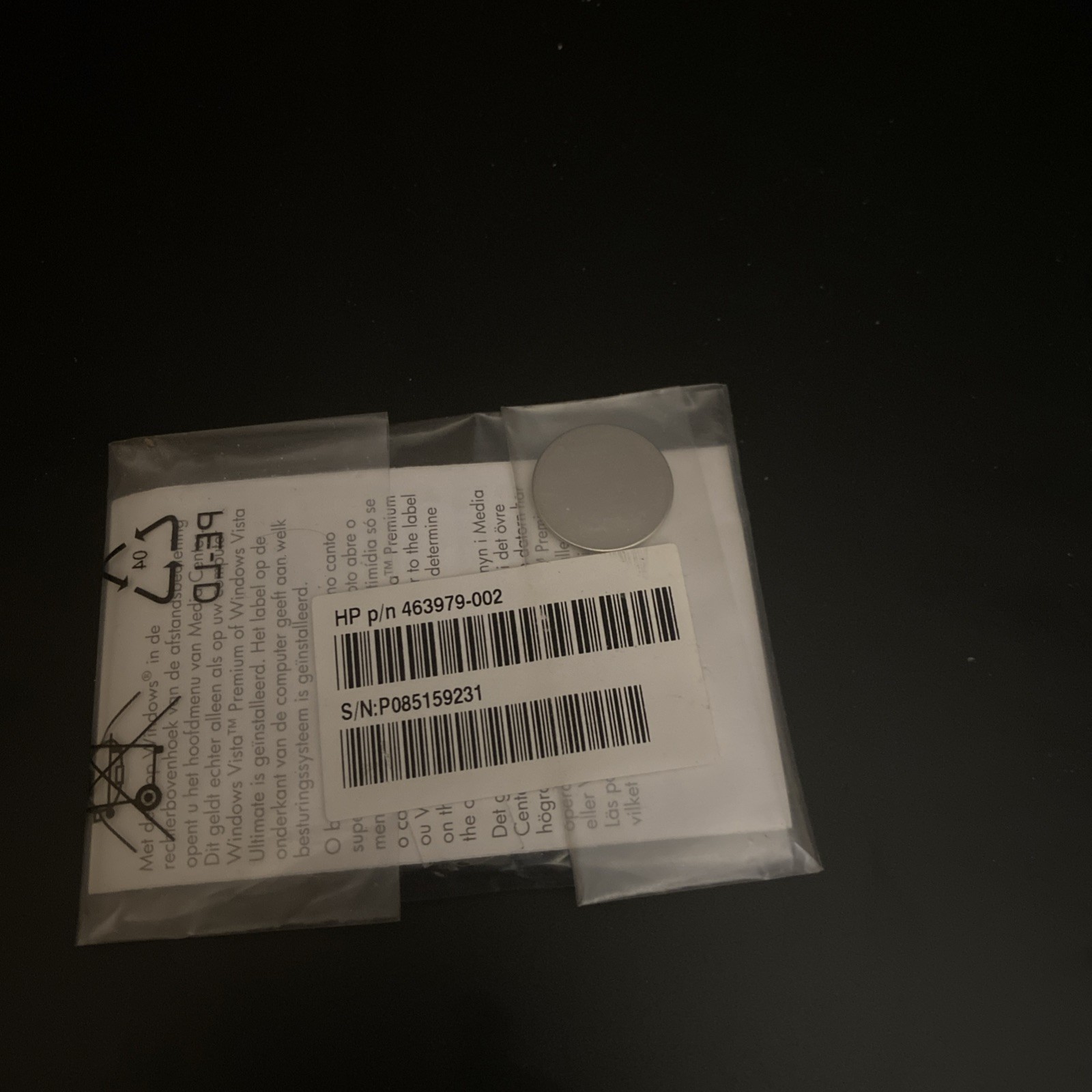 HP 463979-002 PAVILLION LAPTOP REMOTE, NEW OLD STOCK, COMES WITH BATTERY, UNOPEN