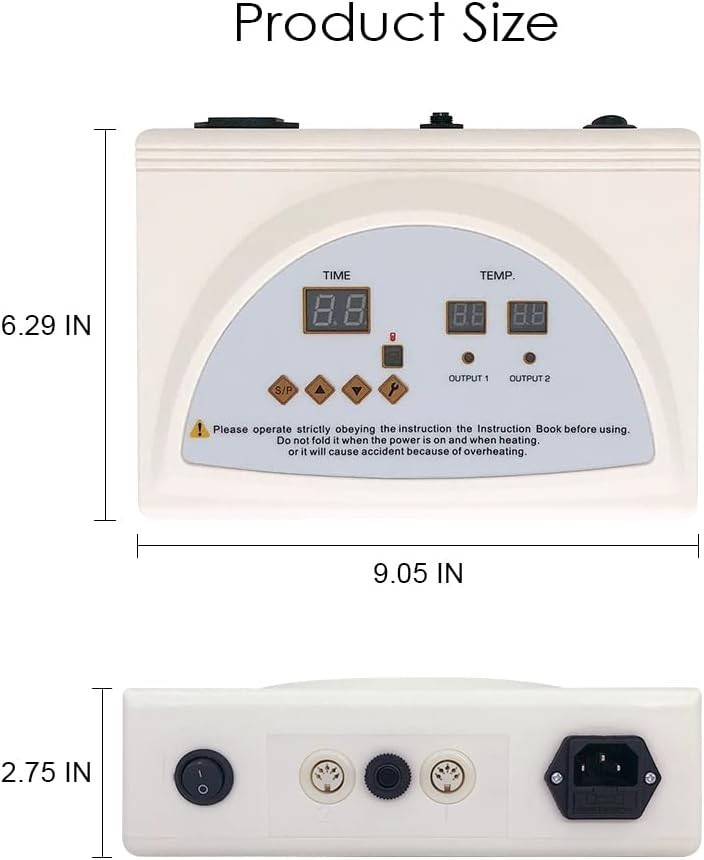 Sauna Blanket 2 Zone Replacement, PANEL ONLY NO CABLE OR REMOTE