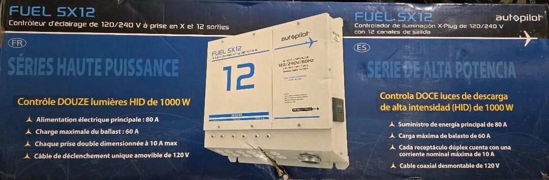 Autopilot APT0122 FUEL ST12 12 Outlet 240V Light Controller with Single Trigger