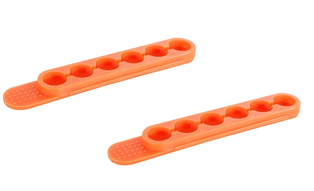 Tuff Products 38 357 40 Speed Quick Strip Revolver Loader - 6 rd 2 Pack - ORANGE