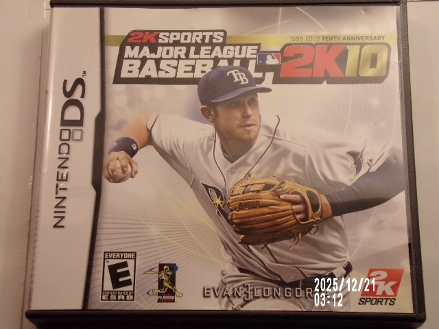 Major League Baseball 2K10 (Nintendo DS) Case ONLY **NO GAME*** Authentic USA
