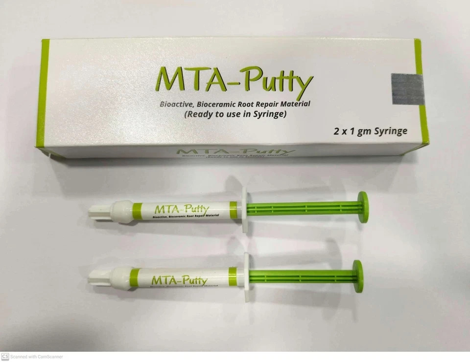 3 x MTA PUTTY Pre MixRoot Repair Dental Material 2 x 1gm Bioactive , Bioceramic