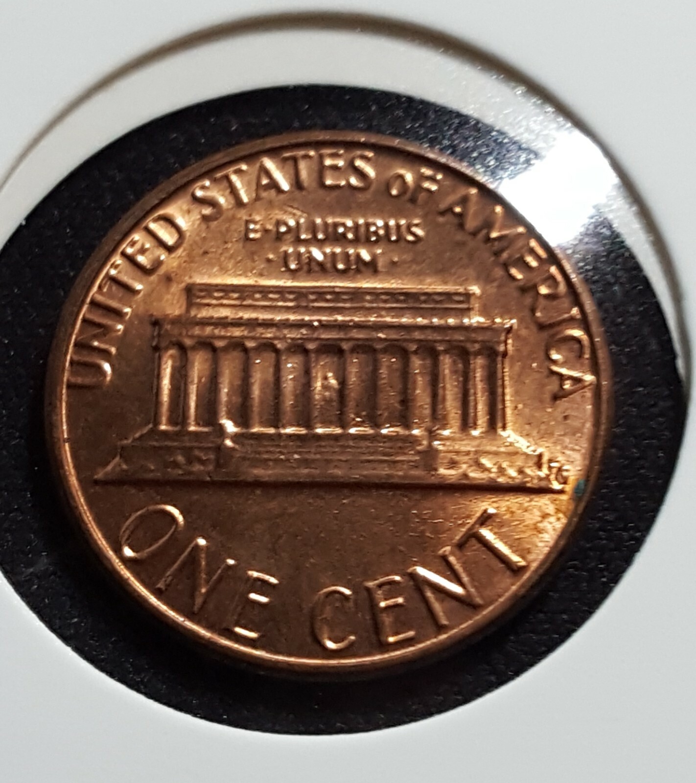 1983 P- Lincoln Memorial Cent Plating Issues Obverse