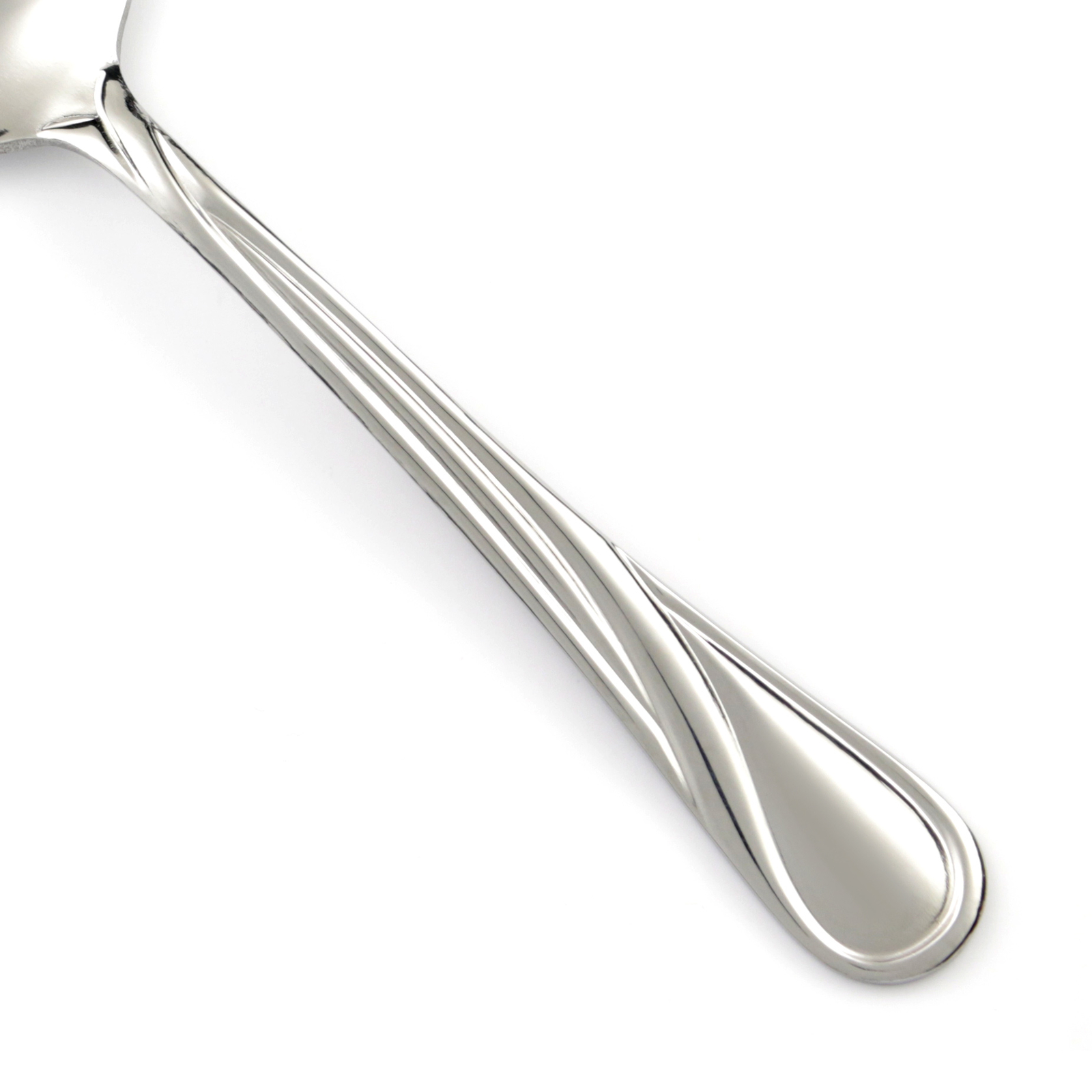 Pfaltzgraff GLENNBROOK Stainless Swirl Handle Glossy Silverware CHOICE Flatware