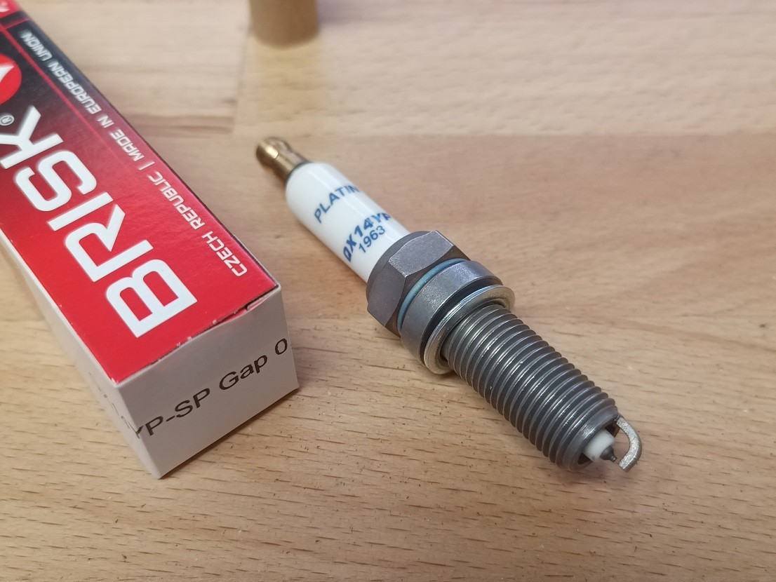 BRISK QX14YP-SP8 Upgrade Spark Plug fit: Royal Enfield Meteor 350 - 2020 to 2025