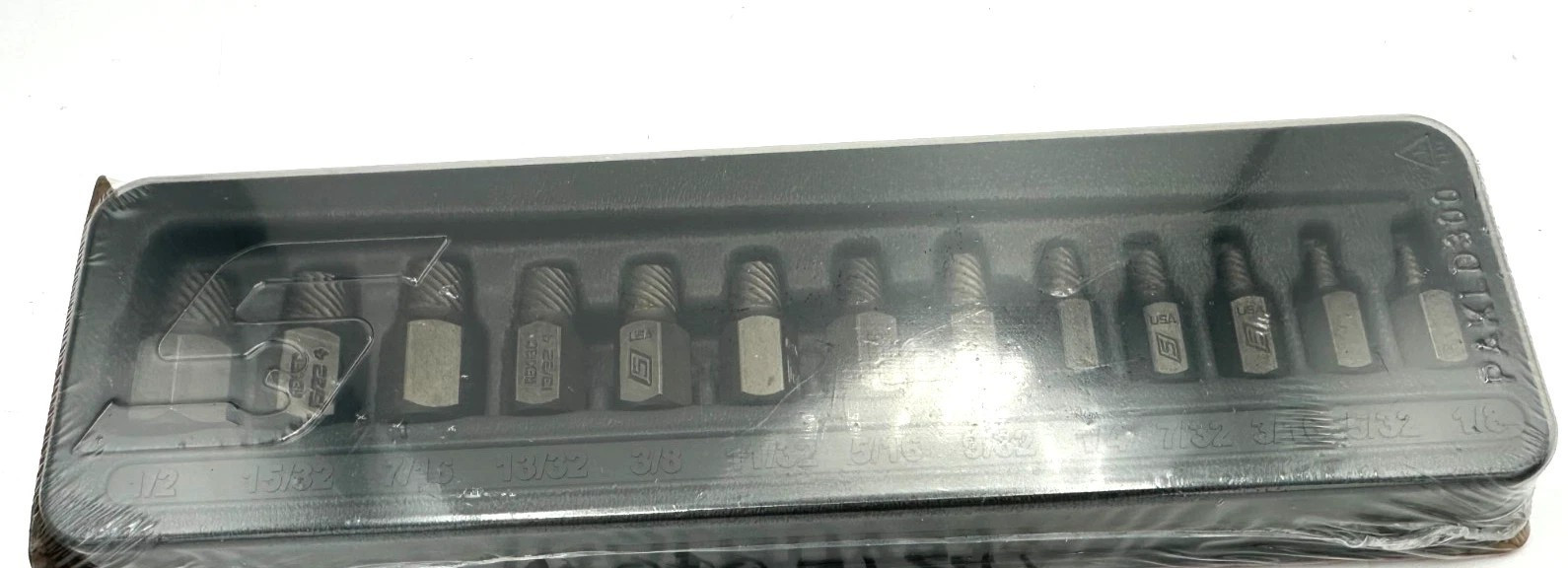 New Snap-on™ 1/8" - 1/2" REX13C 13-pc Multi Spline Screw Extractor Set